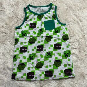 Boys Minecraft Creeper Tank Top - 6